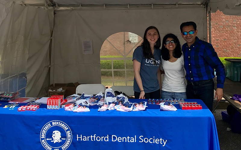 Hartford Dental Society tent