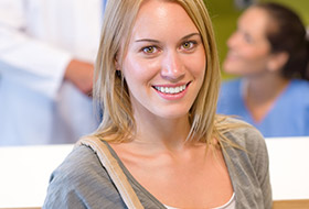 Woman with healthy smile