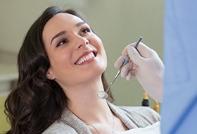 Young woman with healthy smile