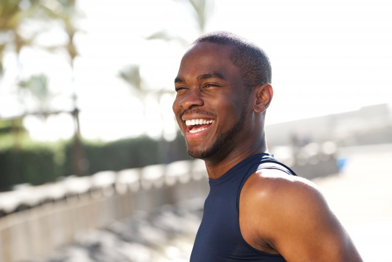 Healthy man with a nice smile